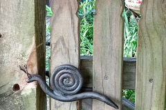 Double-sided-snail-wrought-iron-gate-latch-by-Jack-Griffin-2