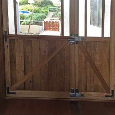 French door From indside